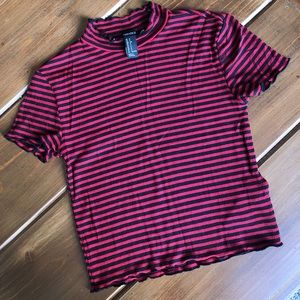 Forever 21 Mock Neck Crop Top